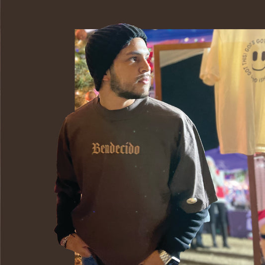 Bendecida Drop Shoulder Tee